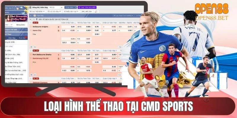 Loại hình thể thao tại CMD Sports có lối chơi rất đơn giản và dễ hiểu