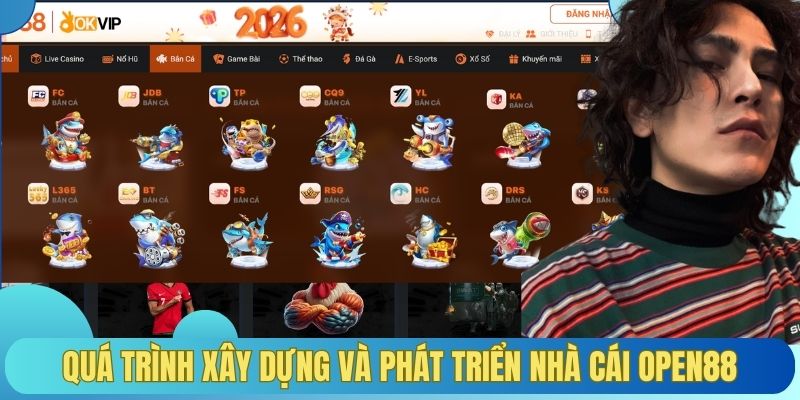 Quá trình xây dựng và phát triển nhà cái OPEN88